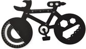 Outils de réparation de vélos en acier inoxydable Akyol ® | Gadget pour les cyclistes | Vélo Multi-outil | Vélo | Outillage | Cadeau | Cadeau | Gadget | passionné de cyclisme | Bien | Ouvre-bière | Multi-outil