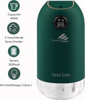 Luchtbevochtiger Forest Green DDS - Humidifier met Digitale Display