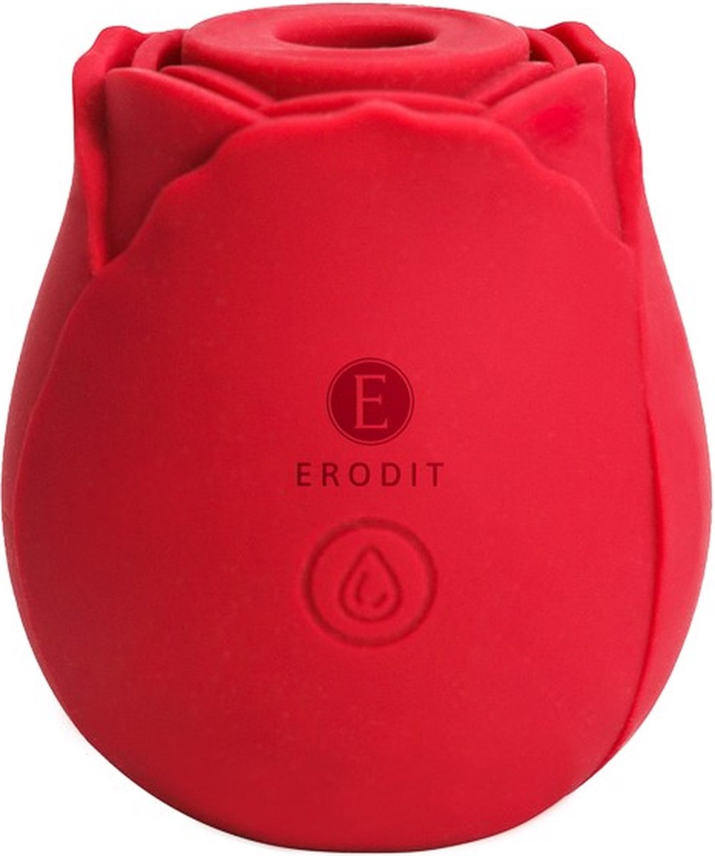 Goedkoopste De Roos luchtdruk vibrator - Luxe vibrator voor vrouwen - Bef- Zuig - Clitoris -- 7 zuig vibratie standen Sex speeltje, Sex toys, Erotiek Voor Vrouwen