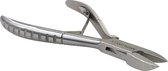 MEDLUXY - Nageltang Hoektang Vlak Rond - 11 cm - 15 mm (afgerond, nagelknipper)