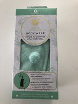 Kersenpitkussen - Body Wrap - Hennep aroma - Opwarmbaar - groen - leuk geschenk voor Moederdag!