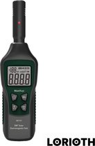 LORIOTH® Straling meter - EMF Meter - Radiatie Monitor - Ghostmeter - Dosimeter - Draagbaar - Zwart