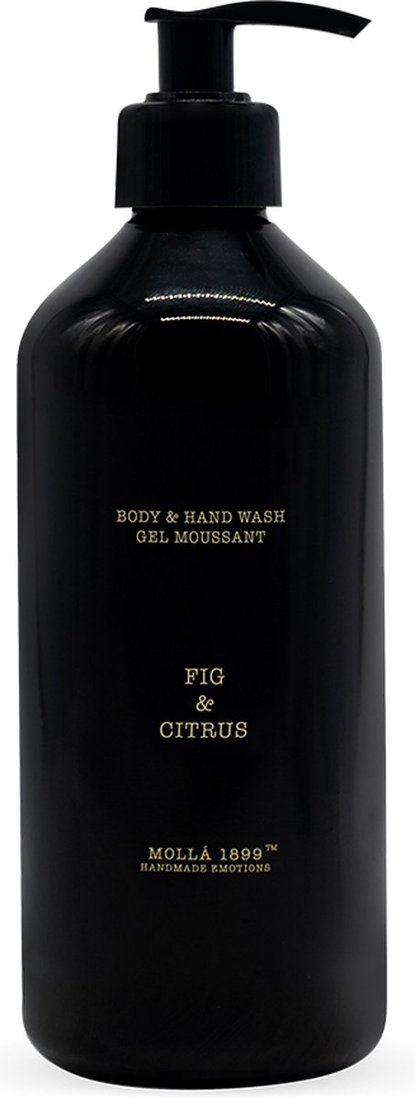 Cereria Mollà 1899 Fine Liquid Handwash Bodywash Zachte zeep 500ml Fig & Citrus handzeep fris vegan