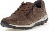 Gabor rollingsoft sensitive 76.968.61 - dames wandelsneaker - bruin - maat 41 (EU) 7.5 (UK)