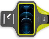 iMoshion Hardloop telefoonhouder - Hardloopband -  Universele Sportarmband - Ruimte voor pasje en sleutel - van 5 t/m 6,1 inch - Groen