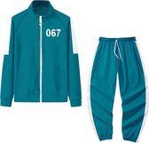 Squid Game | 067 | M | Kostuum | Trainingspak | Pak | Trui en broek | Costuum | Carnaval | Halloween