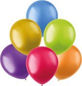 Folat - ballonnen Color Pop Mix Metallic 23 cm - 50 stuks