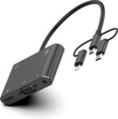 VGA HDMI Converter Adapter USB USB C / Micro USB / Geschikt voor Apple Lightning kabel Naar 4K TV Projector Monitor HDTV Conventer voor Alle Mobiele Telefoon Apparaten 8Pin