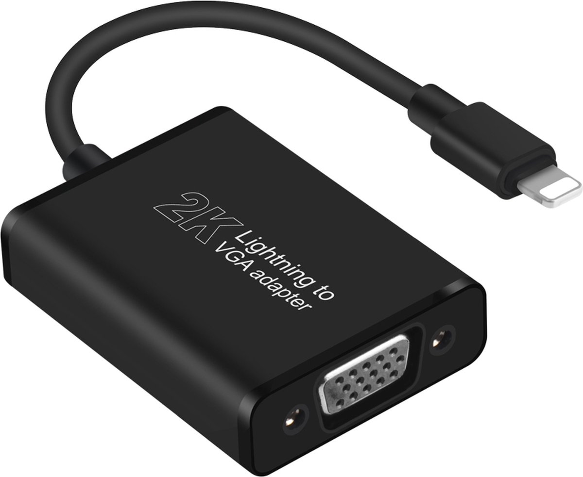 Converter naar VGA Geschikt voor: Lightning Kabel iPhone iPad