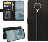 Nokia G10 / Nokia G20 Hoesje - MobyDefend Wallet Book Case (Sluiting Achterkant) - Zwart - GSM Hoesje - Telefoonhoesje Geschikt Voor: Nokia G10 / Nokia G20