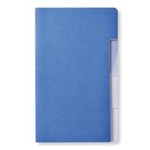 Notitieboek met Paginamarkeringen - Blauw - Papier - 80 Pagina's - Gelinieerd - 21 x 13 cm