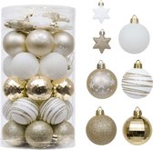 JMP Collections - Kerstballen - 35 Delige set - Kerstversiering - Kerstboom versiering - Plastic kerstballen