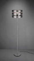 Belanian.nl - Antiek Vloerlamp - Moderne Metalen Vloerlamp - Donkerbruin, mat nikkel  metaal E27  40 watt Staande lamp