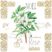 Ambiente - Servetten - 33 x 33 Lunchservetten - Noel Rose