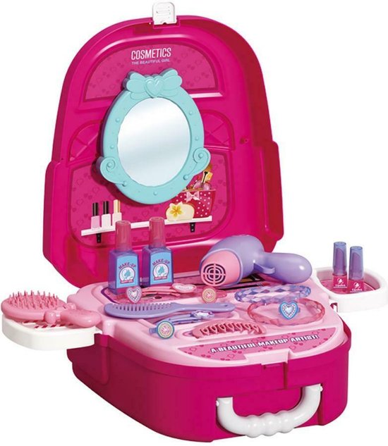 Make Up Koffer voor Meisjes - Beauty Set Speelgoed - Geen Echte Makeup - Beautycase  Meisje | bol.com