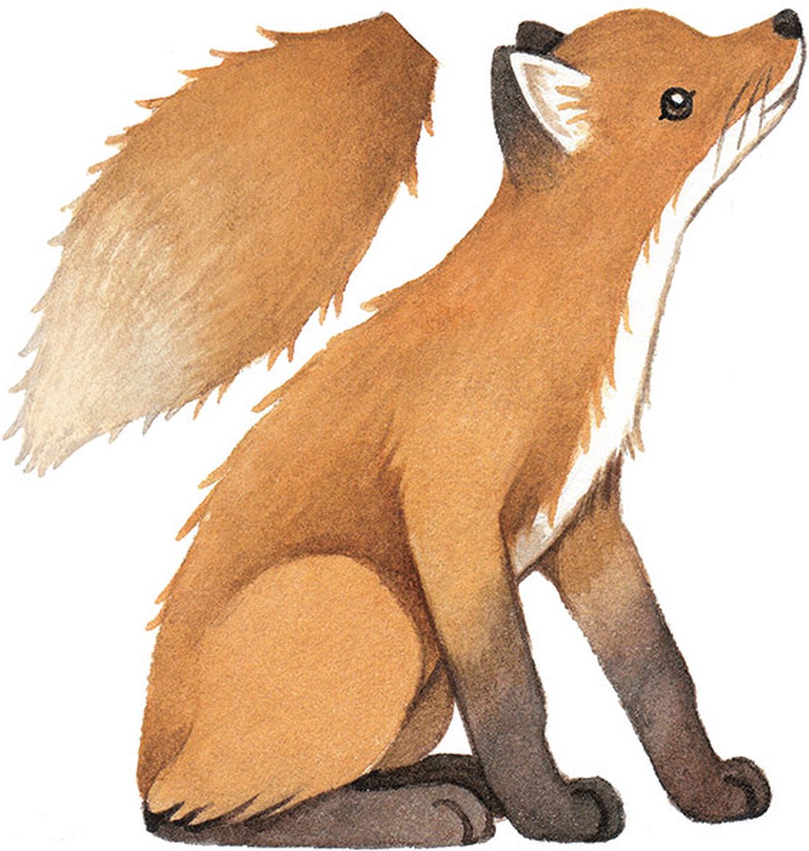 Lilipinso muursticker Oh Deer Vintage Fox