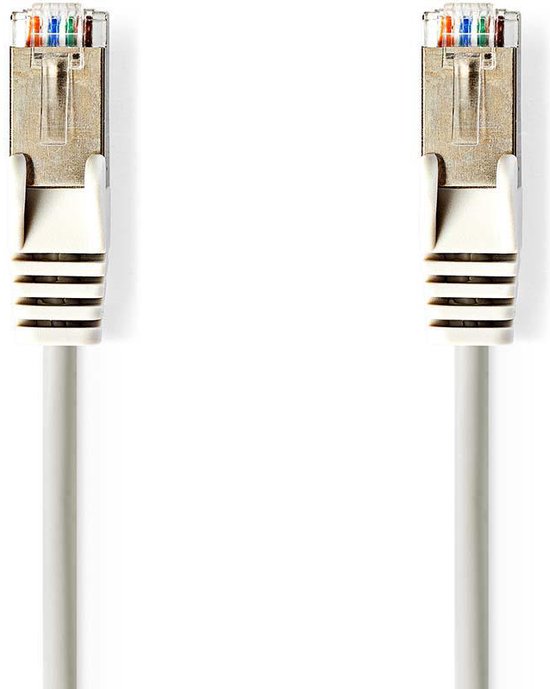 Nedis - Câble réseau Nedis CCGP85121GY75 Cat5e Sf / UTP Rj45 Mâle - Rj45 Mâle 7,5 M Gris - Garantie de remboursement de 30 jours