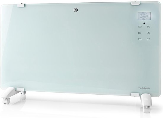 Glass Panel Convection Heater | Thermostat | LCD Display | 2 Heat Settings  | Standing... | bol.com