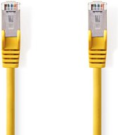 CAT5e-Kabel | SF/UTP | RJ45 Male | RJ45 Male | 30.0 m | Rond | PVC | Geel | Polybag