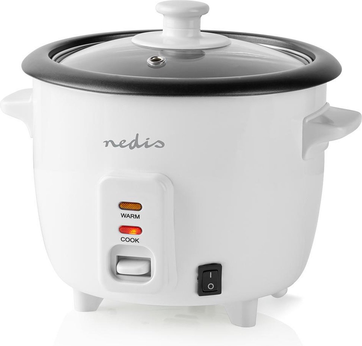 Nedis Rijstkoker - 0.6 l - 300 W - Aluminium stomer - Anti-aanbak laag - Verwijderbare kom thumbnail 2
