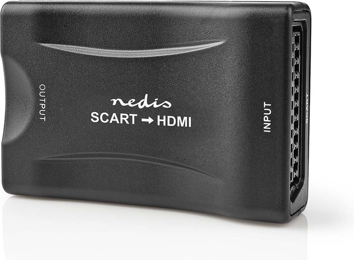 Nedis HDMI-Converter - Scart Female - HDMI Output - 1-weg - 1080p - 1.2 Gbps - ABS - Zwart