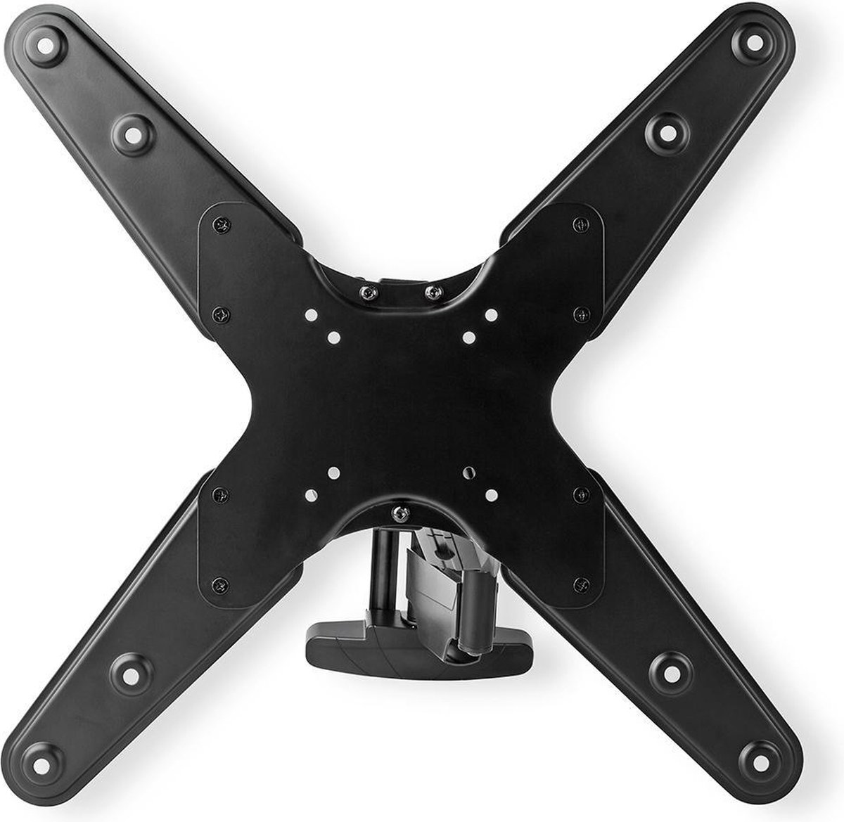 Nedis Verticale TV-Muurbeugel | 23-55 " | Maximaal schermgewicht: 30 kg | Verticale beweging: 0-282 mm | Minimale muurafstand: 61 mm | Maximale muurafstand: 565 mm | Kantelbaar | Draaibaar