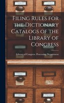 Filing Rules for the Dictionary Catalogs of the Library of Congress