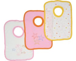 Bianco Blu Babies Slabber - 3 stuks - Roze