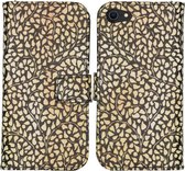 iMoshion Design Softcase Book Case iPhone SE (2022 / 2020) / 8 / 7 hoesje - Allover de luxe