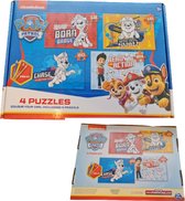 Paw Patrol legpuzzels inkleuren - 4 puzzels - Met viltstiften - Chase - Rubble