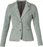 YEST Alivia Blazer - Dark Grey/Melange - maat 38