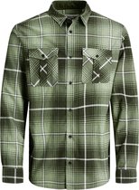 Jack & Jones Overhemd Jconick Shirt Ls Two Pocket 12197217 Forest Night Mannen Maat - XXL