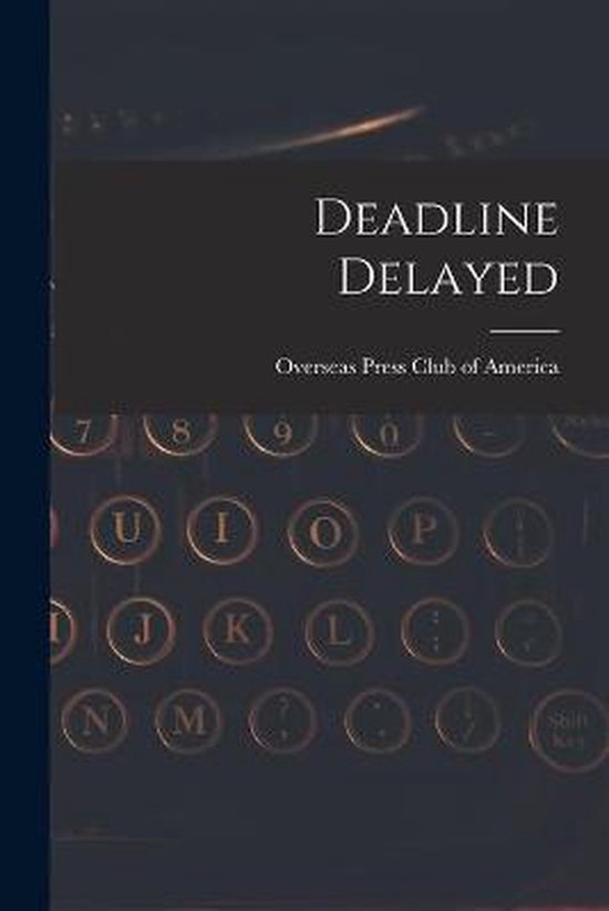 Deadline Delayed - cover