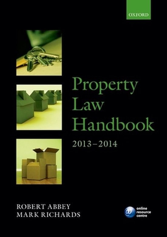 Property Law Handbook 9780199676491 Robert Abbey Boeken