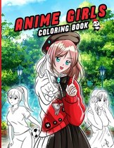 Anime Girls All Ages Coloring Book