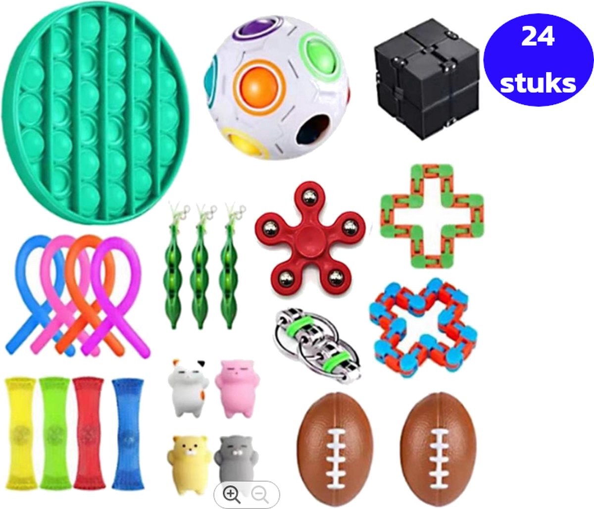 Fidget Toys Pakket Fidget Toys Pack 24 stuks 11 stijlen Toys