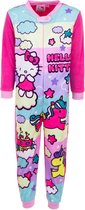 Meisjes Onesie|hello kitty|kleur fuchsia|Maat 110 cm|Grenouillère fille hello kitty couleur fuchsia Taille 110 cm