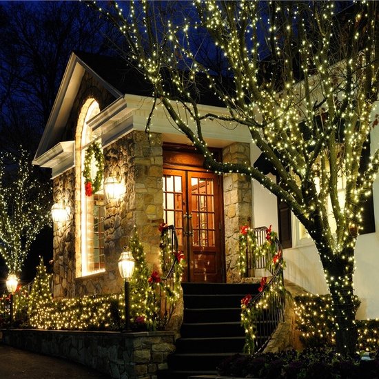 Intery Kerstverlichting Buiten Zonneenergie Solar Tuinverlichting 40 Meter