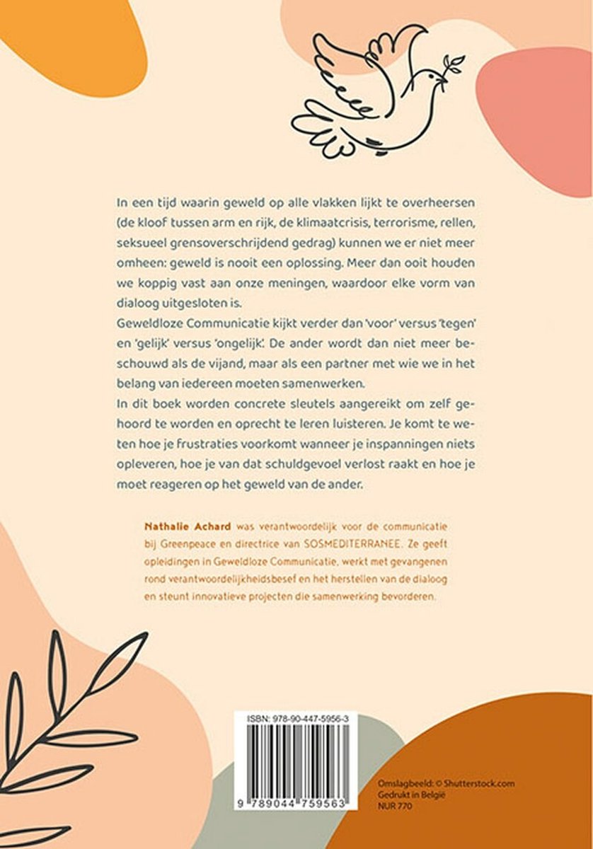 Geweldloze communicatie praktisch toepassen - back cover