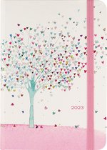 Peter Pauper Tree of Hearts Compact diary 16-mnds 2023