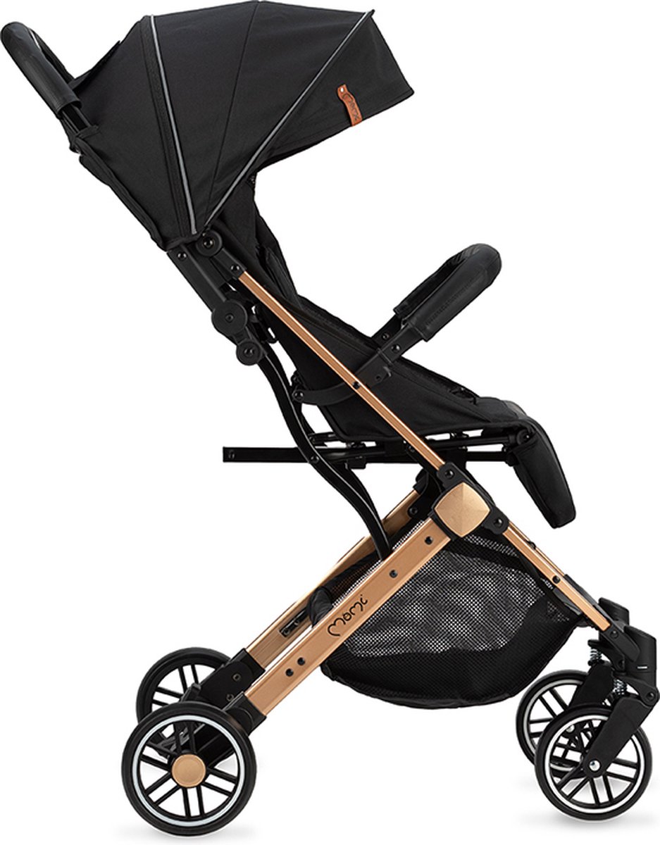 MoMi Wandelwagen Estelle - Zwart - afbeelding 2