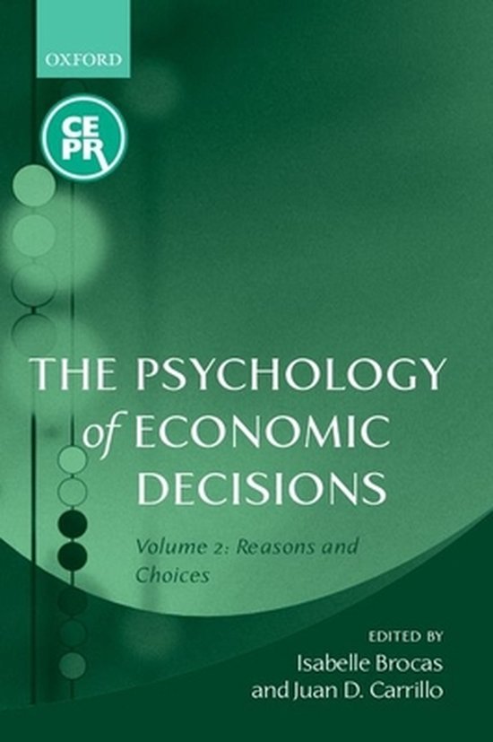 The Psychology of Economic Decisions - cover
