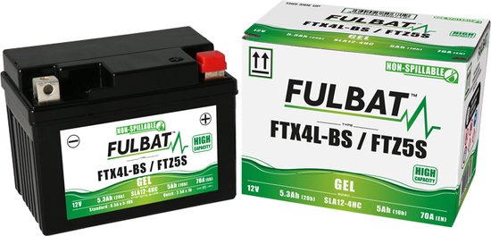 Foto: Fulbat ftx4l bs ftz5s 12v 5 3ah gel accu