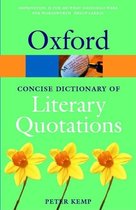 The Oxford Dictionary Of Literary Quotations
