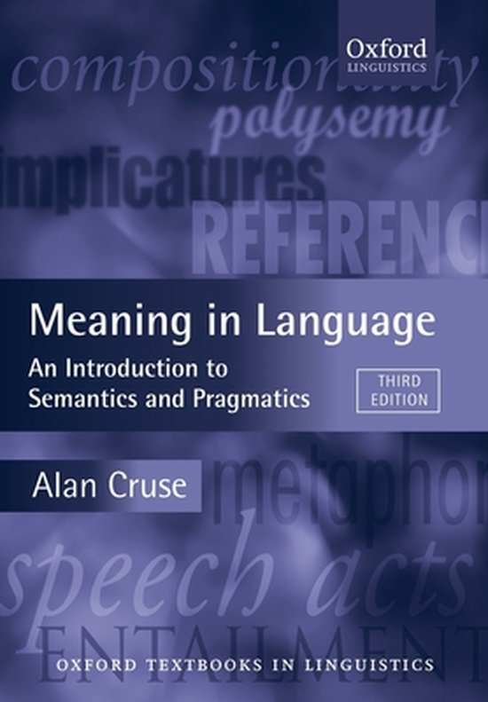 Meaning In Language