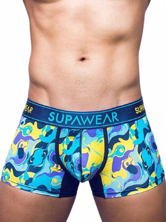 Supawear Sprint Trunk Gooey Blue - MAAT M - Heren Ondergoed - Boxershort voor Man - Mannen Boxershort