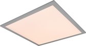 LED Plafondlamp - Plafondverlichting - Torna Tirus - 18W - Aanpasbare Kleur - Afstandsbediening - Dimbaar - Vierkant - Mat Titaan - Aluminium