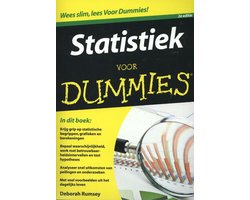 Omslag van Voor Dummies - Statistiek voor Dummies