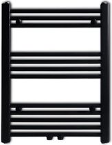 Badkamerverwarming Handdoekenrek Radiator recht 600x764 mm zwart
