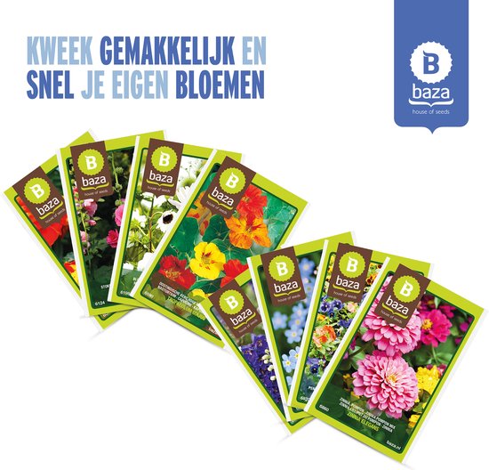Bloemen zaden 8 soorten Bekende bloemen AANBIEDING voor Tuin of in Potten